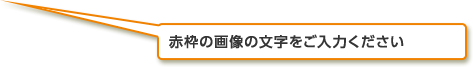 赤枠の画像の文字をご入力ください